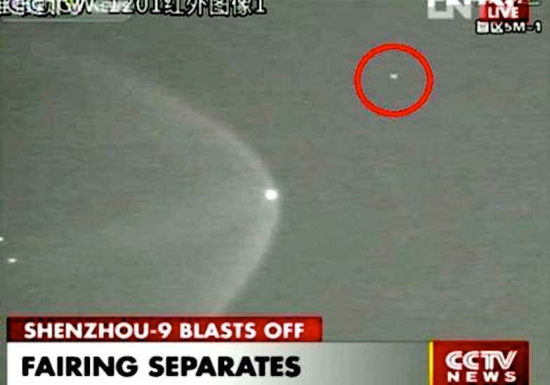 Detecting 2 UFOs following Shenzhou 9