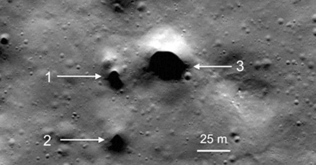 Detecting 200 suspected water holes on the Moon