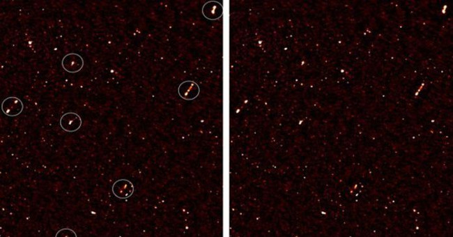 Detecting 9 super black holes facing the same direction