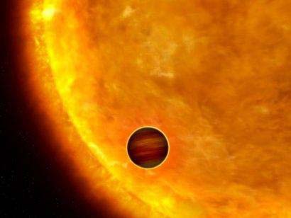 Detecting a planet hot ice