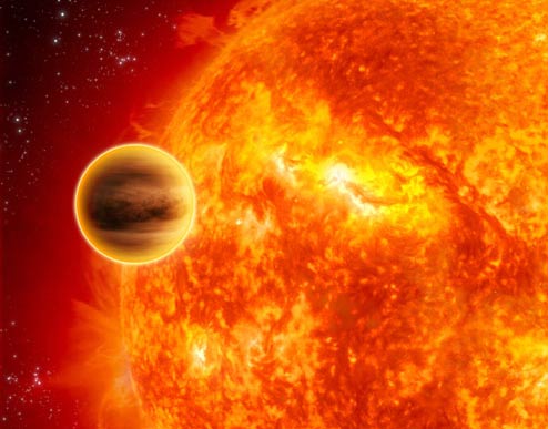 Detecting foreign vapor of the solar system