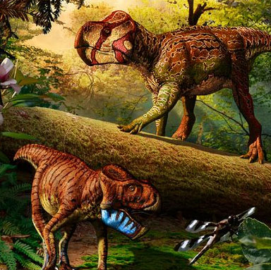 Detecting fossil dinosaurs with horns