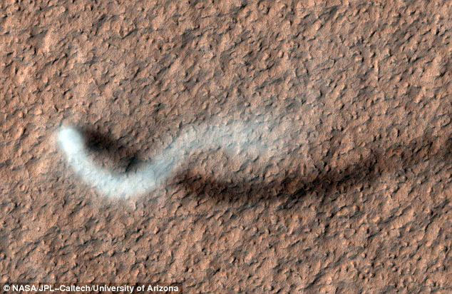 Detecting 'ghost dust' on red planet
