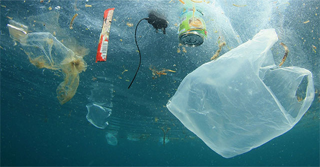 Detecting micro-plastic particles in rainwater, not only lies in the sea