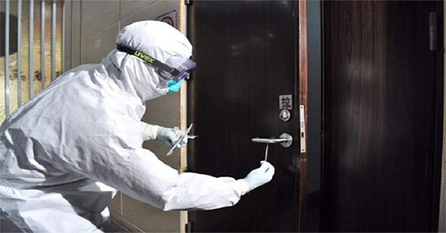 Detecting nCoV virus in the external environment