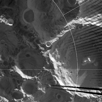 Detecting signs of water on the moon