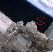 Detecting strange flying objects on ISS