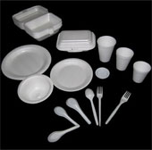 Detecting suspected substance causing cancer in cup, styrofoam box