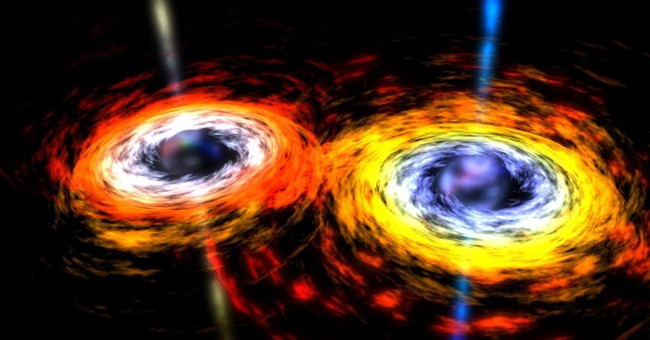 Detecting the supermassive black hole is spraying material