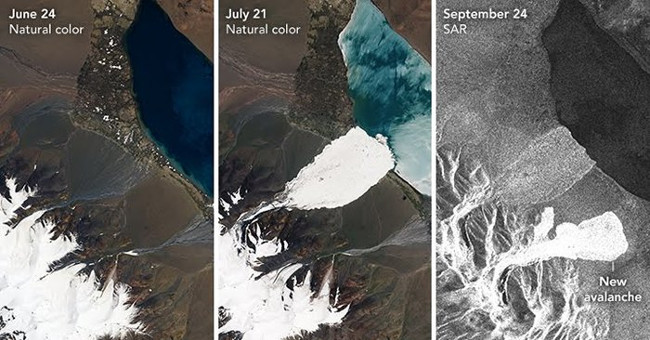 Detecting two abnormal ice sheets
