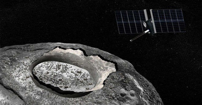 Detecting water exists on a metal metal asteroid 16