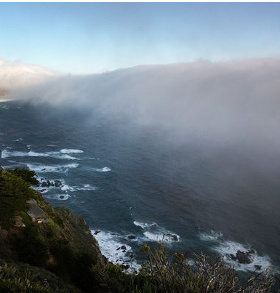 Detection of fog containing heavy metals