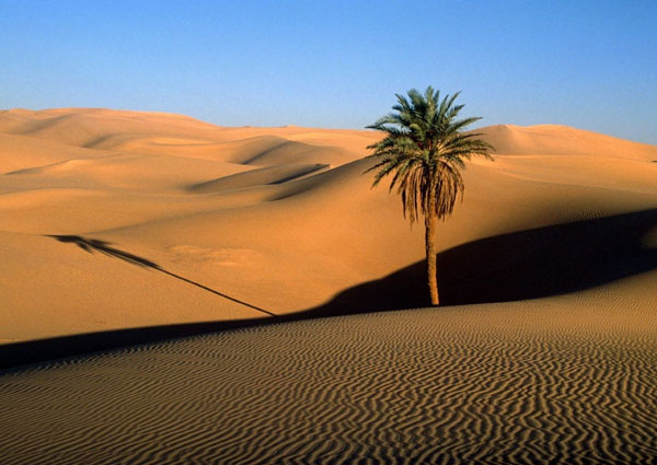 Detects large groundwater resources near the Sahara Desert