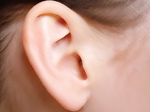 Determine the identity of a person by ear