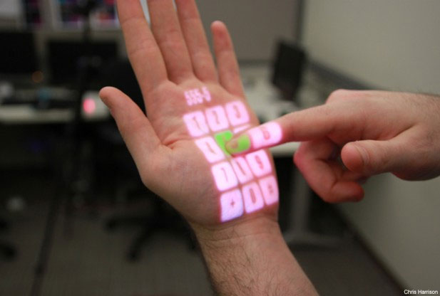 Device controlled by gesture