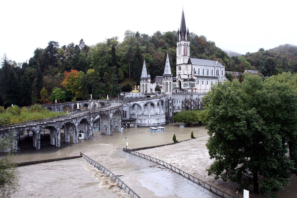 Dharma: Flooding in Lourdes Sanctuary causes great damage