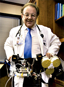 Dialysis machine worn on people