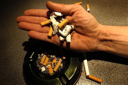 Difference between smokers and non-smokers
