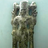 Digging soil to detect a 1000 year old god statue