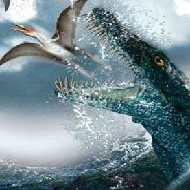 Dinosaurs used to live in the water