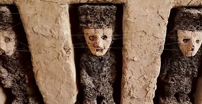 Discover 19 mysterious ancient statues in the clay city