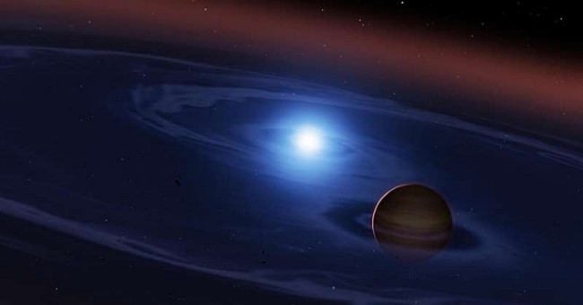 Discover a planet forming around two stars