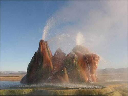 Discover an exotic beautiful geothermal well