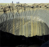 Discover four giant craters at 'the end of the world'