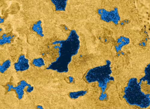 Discover many large seas on Saturn's Titan satellite