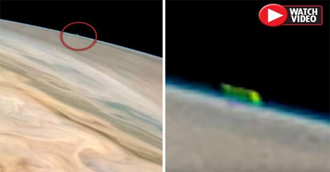 Discover mysterious blue UFO 160km long near Jupiter