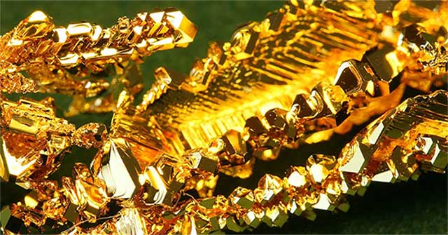 Discover new gold form in the center of Earth
