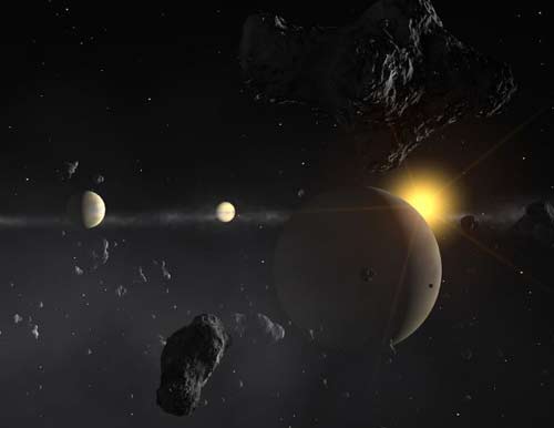 Discover planetary system like solar system