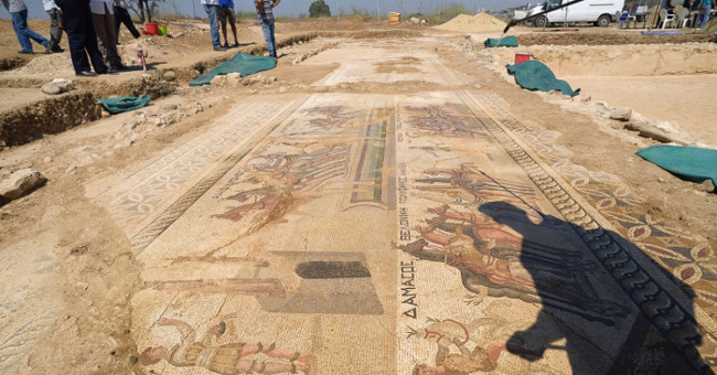 Discover priceless mosaic paintings from the 4th century