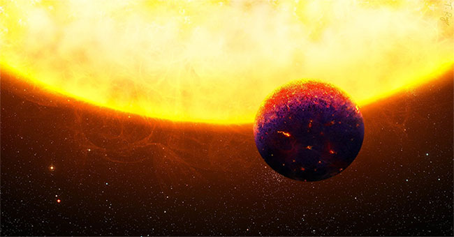 Discover super Earth covered with precious stones, shimmering in the universe