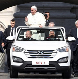 Discover the pope's special cars