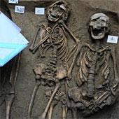 Discovered 60 4th century human skeletons in Italy