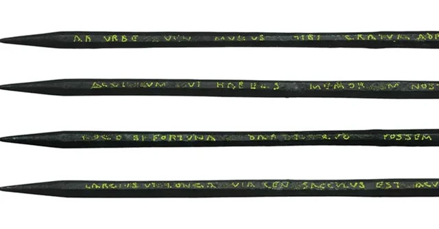 Discovered a 2,000-year-old iron pen engraved in English