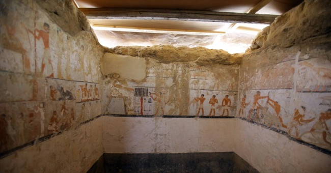 Discovered a 4,400-year-old tomb in Egypt