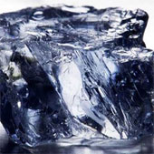 Discovered a huge blue diamond in South Africa