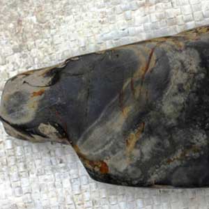 Discovered an ancient stone ax of 5,000 years