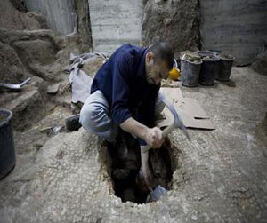 Discovered an ancient tank of 1,800 years in Jerusalem