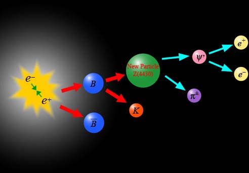 Discovered an unusual charge meson