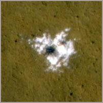 Discovered ice on Mars