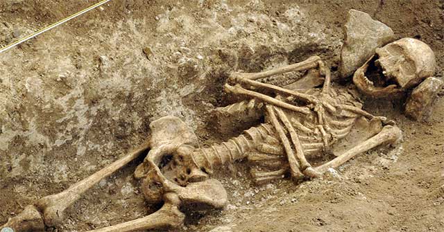 Discovered Merovingian stone rock dating back to 1,400 years in France