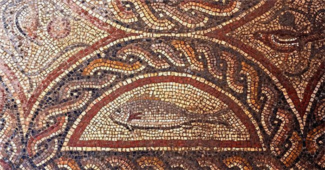 Discovered mosaic paintings of 1,700 years old in Israel