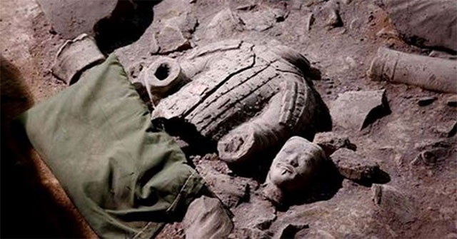 Discovered stone armor manufacturing area for the tomb of Qin Shi Huang
