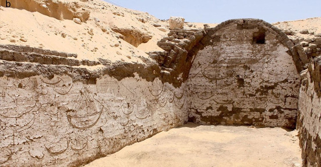 Discovered the 3,800-year-old mysterious character near the tomb of the Egyptian emperor