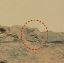 Discovered the Buddha statue on Mars