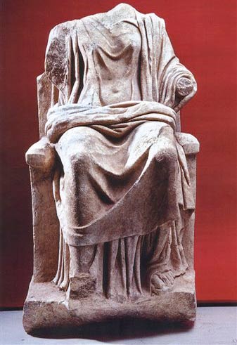 Discovered the statue of the goddess Hera