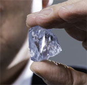 Discovering a blue diamond